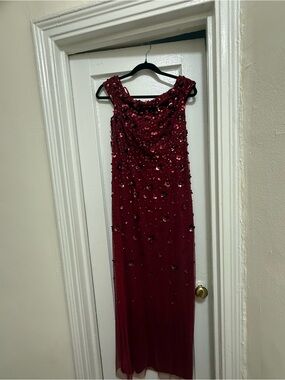 adrianna papell women's sleeveless v neck blouson beaded cocktail dress Amazon.com: Adrianna Papell Womens Sleeveless Blouson Beaded Gown,  Taupe/Pink, 2 : Clothing, Shoes & Jewelry